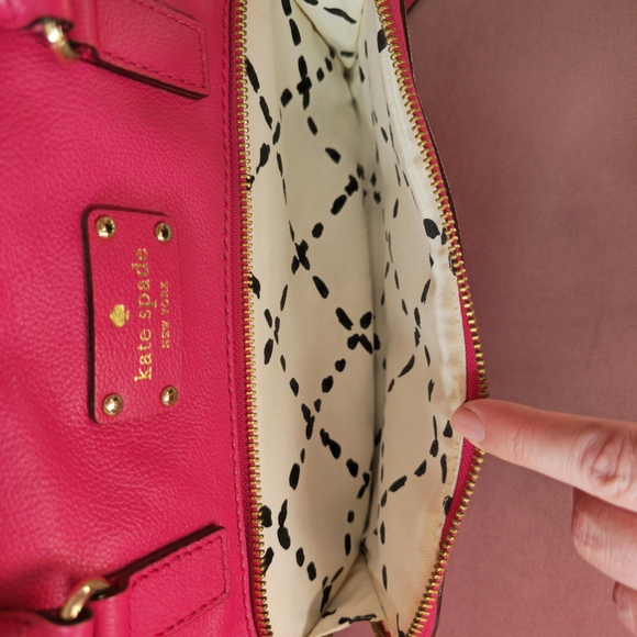 Kate Spade Pink Leather Satchel - Picture 8 of 9